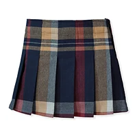 Hope & Henry Girls' Pleated Skirt with Buckle Detail, Infant