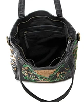 Old Trend Women's Flora Soul Hand-Embroidery Tote Bag