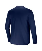 Men's Nfl x Darius Rucker Collection by Fanatics Navy Chicago Bears Team Long Sleeve T-shirt