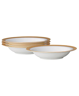 Noritake Odessa Gold Set of 4 Fruit Bowls, Service For 4