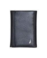 Nautica Men's Trifold Leather Wallet