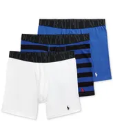 Polo Ralph Lauren Men's 3-Pack. Classic Stretch Boxer Briefs