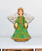 Designocracy Celtic Angel Wooden Decor