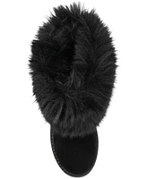 Journee Collection Women's Shanay Lug Sole Faux Fur Cold Weather Boots