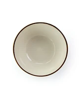 Elama Sophie Embossed Scalloped 16 Piece Stoneware Dinnerware Set, Service for 4