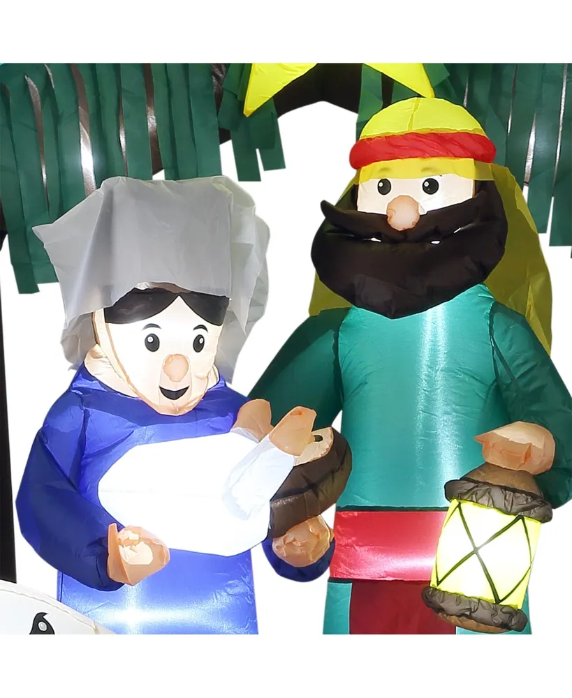 National Tree Company 6.5' Inflatable Nativity Scene