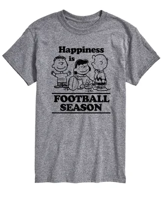 Airwaves Men's Short Sleeve Peanuts Football Season T-shirt