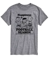 Airwaves Men's Short Sleeve Peanuts Football Season T-shirt