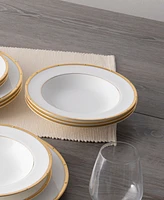 Noritake Rochelle Gold Set of 4 Soup Bowls, Service For 4