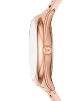 Michael Kors Women's Janelle Three-Hand -Tone Stainless Steel Bracelet Watch 42mm