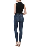 kimi + kai Women's Turtleneck Sleeveless Bodysuit
