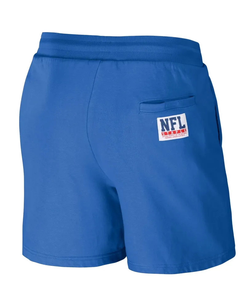 Men's Nfl X Staple Blue Los Angeles Chargers New Age Throwback Vintage-Like Wash Fleece Short