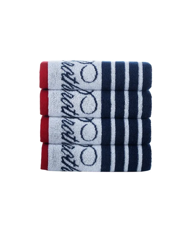 Buy Brooks Brothers Nautical Blanket Stripe 2pc Hand Towels - Navy