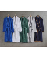 Brooks Brothers Contrast Frame 48" Turkish Cotton Bathrobe