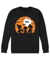 Airwaves Men's Peanuts Trick or Treating Fleece T-shirt