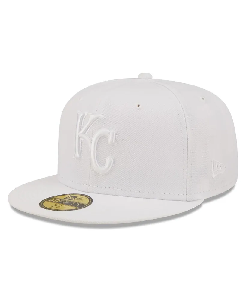 Men's New Era Red Kansas City Royals White Logo 59FIFTY Fitted Hat