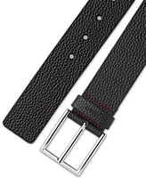 Hugo by Boss Men's Giaspo Pebbled Leather Belt