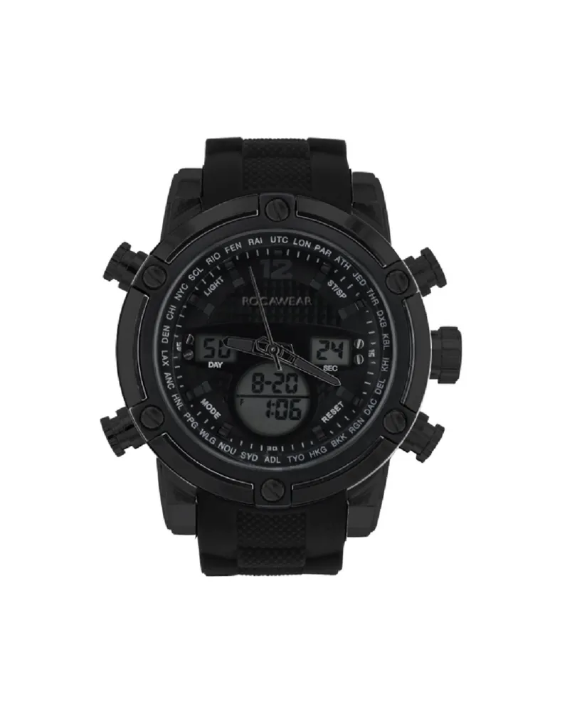 American Exchange Rocawear Men's Watch & Jewelry Set | Leather Band |  Jewelry & Watches | Shop The Exchange