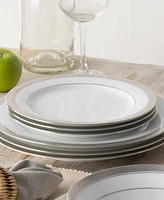 Noritake Crestwood Platinum Set of 4 Salad Plates, Service For 4