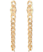 Giani Bernini Curb Link Chain Dangle Drop Earrings, Created for Macy's