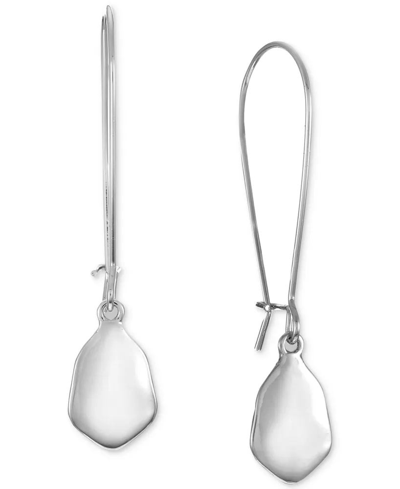 Style & Co Polished Paddle Wire Drop Earrings, Created for Macy's