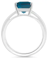 Macy's Women's London Blue Topaz (4-1/4 ct.t.w.) Ring Sterling Silver