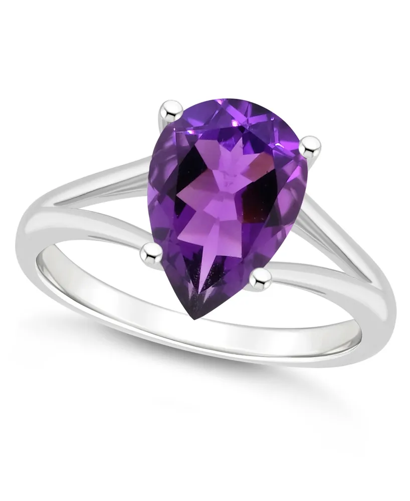 Macy's Women's Amethyst (2-3/4 ct.t.w.) Ring Sterling Silver