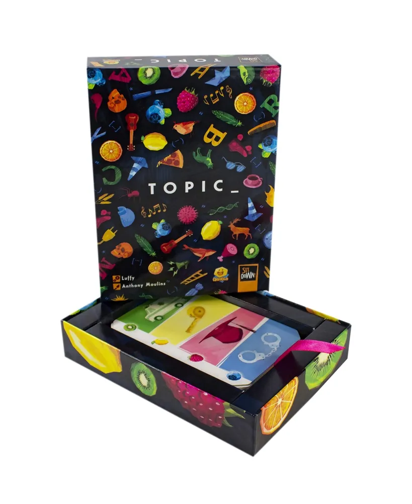 Sit Down Games Topic Card Game Choatic Party Word Game Family
