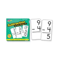 Trend Enterprises Subtraction 0-12 All Facts 169 Flash Cards, 6" x 3"