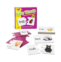 Easy Words Fun-To-Know Puzzles Matching Games To Build Language Skills Set, 40 Piece