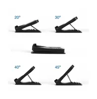 Plastic Portable Slant Board, Portable Adjustable Incline Foot Stool