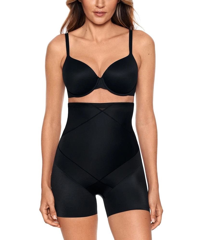 Miraclesuit Women's Tummy Tuck Extra Firm High-Waist Boyshort 2416