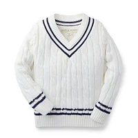 Hope & Henry Boys Organic Tennis Sweater