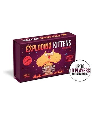 Exploding Kittens Card Game Party Set, 58 Piece