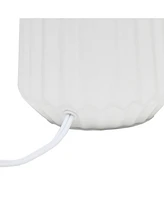 Simple Designs Pleated Base Table Lamp