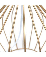 Simple Designs Geometrically Wired Table Lamp