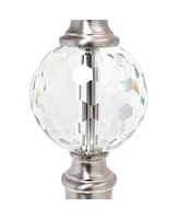 Lalia Home Crystal Drop Table and Floor Lamp Set, 3 Piece