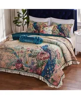 Greenland Home Fashions Eden Peacock -Pc. Quilt Set