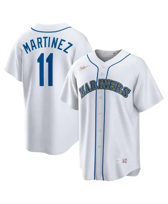 Men's Nike Edgar Martinez White Seattle Mariners Home Cooperstown Collection Replica Player Jersey