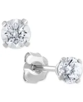 Diamond Stud Earrings (3/8 ct. t.w.) in Sterling Silver