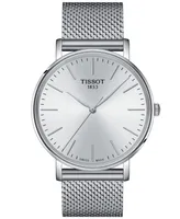 Tissot Men's Swiss Everytime Stainless Steel Mesh Bracelet Watch 40mm