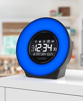 La Crosse Technology C83117 Color Mood Light Desk Clock with 5 Soothing Nature Sounds