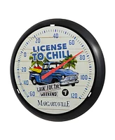 La Crosse Technology 104-134B-Tbp 13.25" "License To Chill" Margaritaville Analog Dial Thermometer