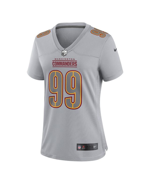 Women's Nike Chase Young Gray Washington Commanders Atmosphere Fashion Game Jersey