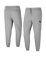 Men's Nfl x Darius Rucker Collection by Fanatics Gray New England Patriots Fleece Jogger Pants