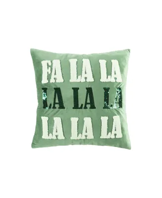 Lush Decor Fa La La La Decorative Pillow, 20" x 20"