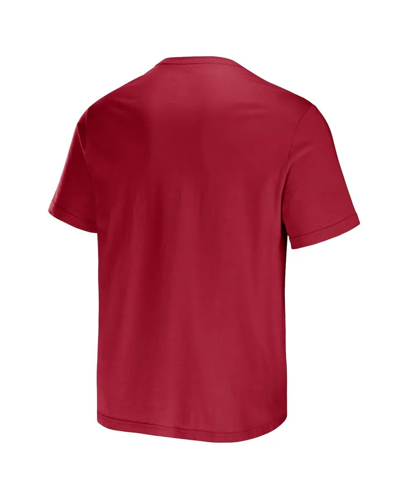 Men's Nfl x Darius Rucker Collection by Fanatics Red Atlanta Falcons Stripe T-shirt