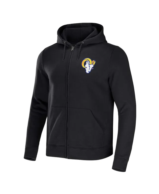 Los Angeles Rams NFL x Darius Rucker Collection by Fanatics Rocker Full-Zip  Hoodie - Black