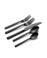 Oneida Chef's Table Black 20 Piece Everyday Flatware Set, Service For 4