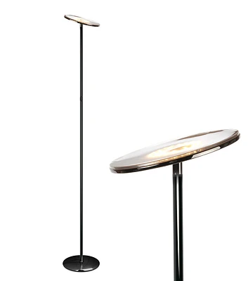 Brightech Sky 63" Super Bright Led Torchiere Modern Floor Lamp with Adjustable Head